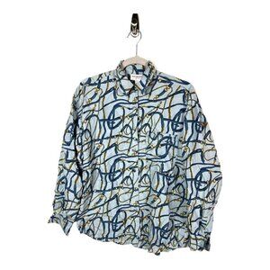 Jack‎ Mulqueen vintage 100% silk top